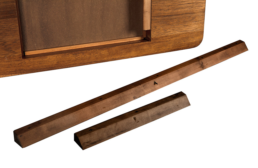 Noir Furniture - Franklin Mirror A in Dark Walnut - GMIR187DW - GreatFurnitureDeal