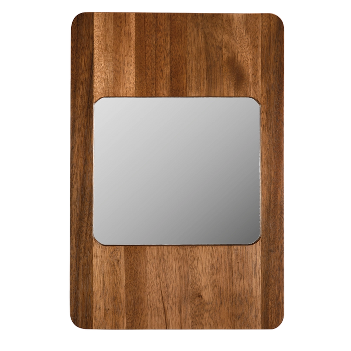 Noir Furniture - Franklin Mirror B in Dark Walnut - GMIR188DW - GreatFurnitureDeal