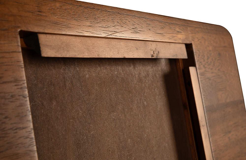 Noir Furniture - Franklin Mirror B in Dark Walnut - GMIR188DW - GreatFurnitureDeal