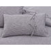 AICO Furniture - Grant"5pc Queen Duvet Set"Charcoal - BCS-QD05-GRANT-CHR - GreatFurnitureDeal