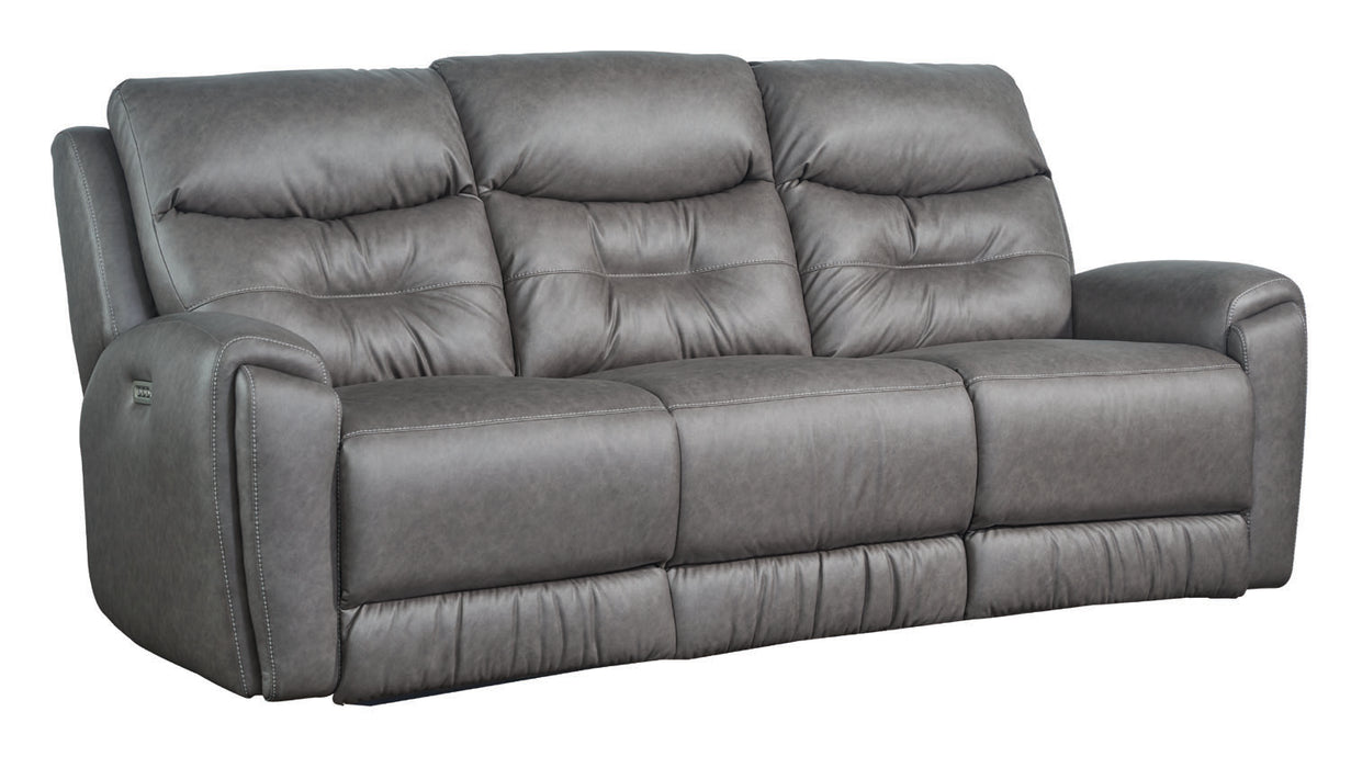 Southern Motion - Point Break Triple Power Sofa in Greystone - 356-64P