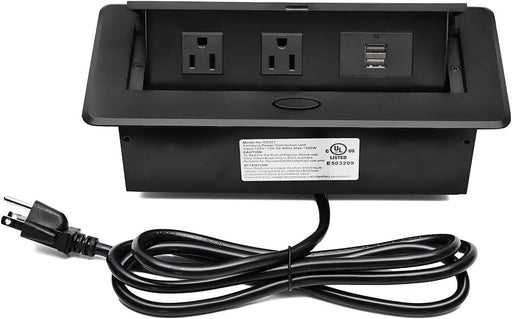 Okin Replacement Pop-Up Power Strip for Sofa & Loveseat Consoles - Dual USB and Power Outlet - GreatFurnitureDeal