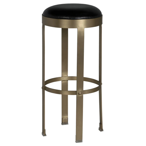 NOIR Furniture - Prince 31" Bar Stool, Antique Brass - GSTOOL146MB-L - GreatFurnitureDeal