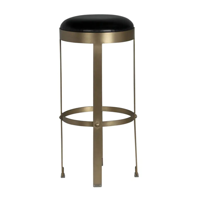 NOIR Furniture - Prince 31" Bar Stool, Antique Brass - GSTOOL146MB-L - GreatFurnitureDeal