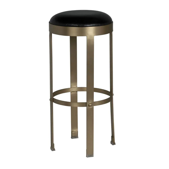 NOIR Furniture - Prince 31" Bar Stool, Antique Brass - GSTOOL146MB-L - GreatFurnitureDeal