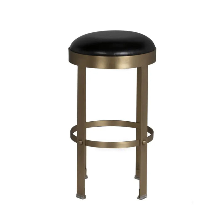 NOIR Furniture - Prince 25" Counter Stool, Antique Brass - GSTOOL146MB-S - GreatFurnitureDeal