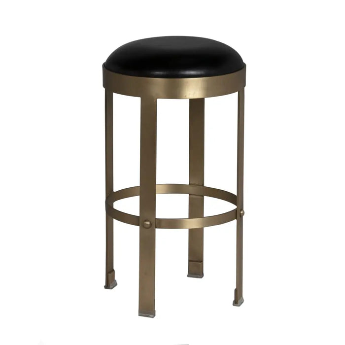 NOIR Furniture - Prince 25" Counter Stool, Antique Brass - GSTOOL146MB-S - GreatFurnitureDeal