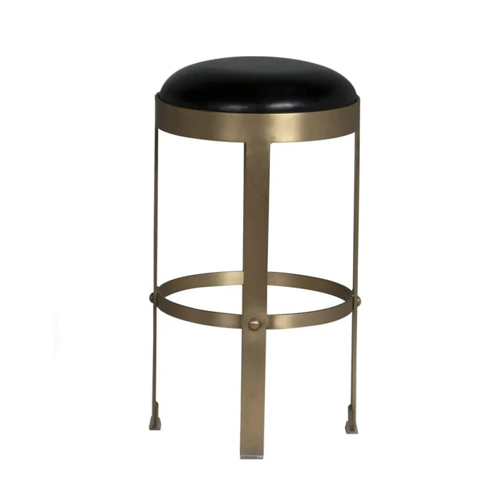 NOIR Furniture - Prince 25" Counter Stool, Antique Brass - GSTOOL146MB-S - GreatFurnitureDeal