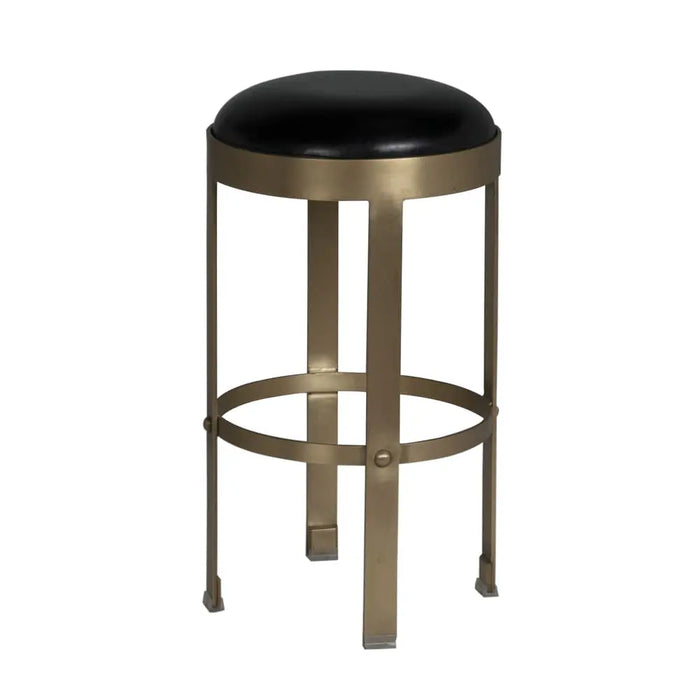 NOIR Furniture - Prince 25" Counter Stool, Antique Brass - GSTOOL146MB-S - GreatFurnitureDeal