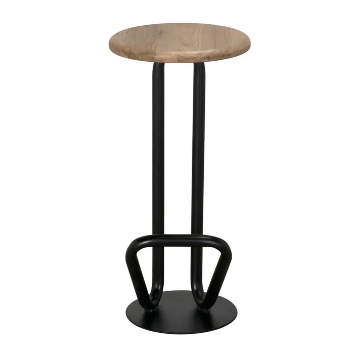 Noir Furniture - Hook Bar Stool in Matte Black - GSTOOL157MTB-L - GreatFurnitureDeal