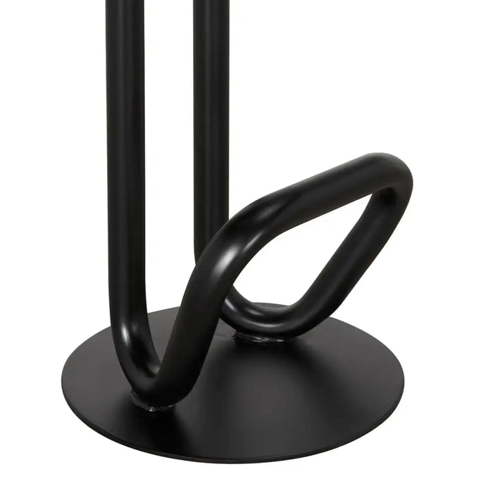 Noir Furniture - Hook Counter Stool in Matte Black - GSTOOL157MTB-S - GreatFurnitureDeal
