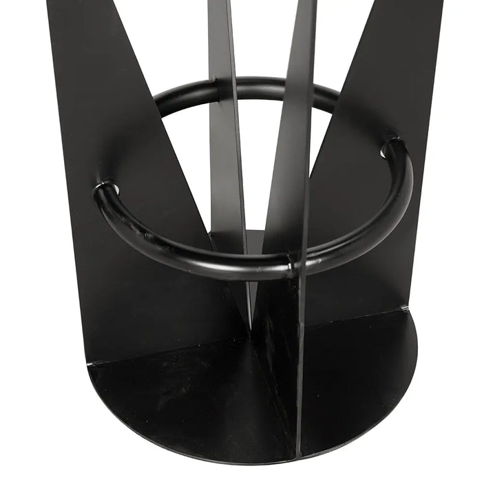 Noir Furniture - Nagoya Stool Counter Height in Matte Black - GSTOOL158MTB-S - GreatFurnitureDeal