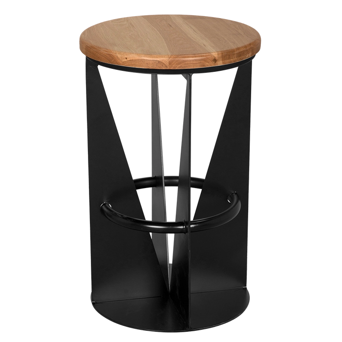 Noir Furniture - Nagoya Stool Counter Height in Matte Black - GSTOOL158MTB-S - GreatFurnitureDeal