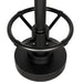 Noir Furniture - Brisbane Bar Stool Swivel in Matte Black - GSTOOL159-L - GreatFurnitureDeal