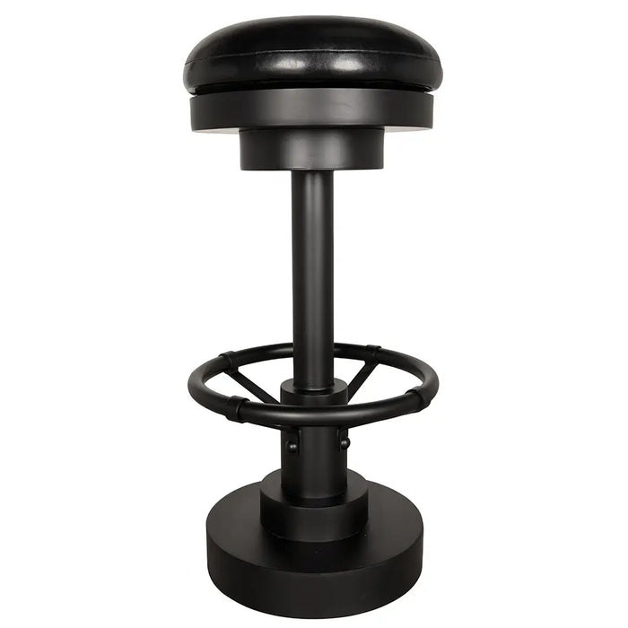 Noir Furniture - Brisbane Bar Stool Swivel in Matte Black - GSTOOL159-L - GreatFurnitureDeal