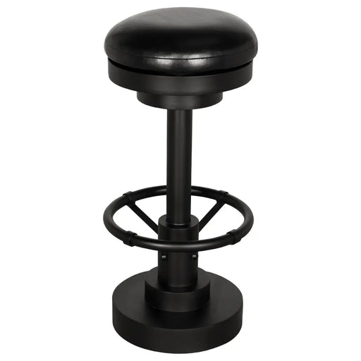 Noir Furniture - Brisbane Bar Stool Swivel in Matte Black - GSTOOL159-L - GreatFurnitureDeal