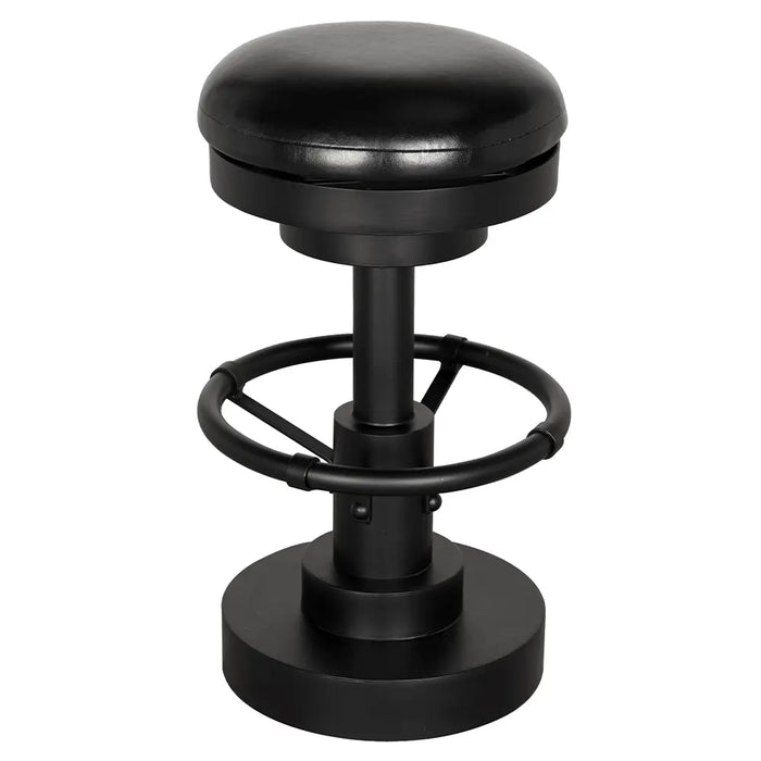 Noir Furniture - Brisbane Bar Stool Swivel in Matte Black - GSTOOL159-S - GreatFurnitureDeal