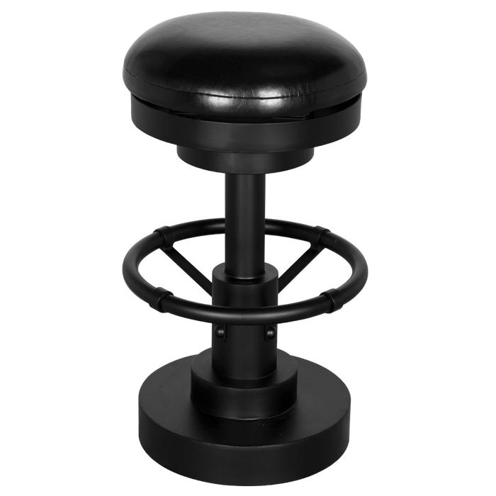 Noir Furniture - Brisbane Bar Stool Swivel in Matte Black - GSTOOL159-S - GreatFurnitureDeal