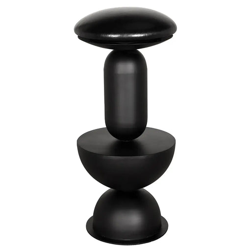 Noir Furniture - Perth Bar Stool Swivel in Matte Black - GSTOOL160-L - GreatFurnitureDeal
