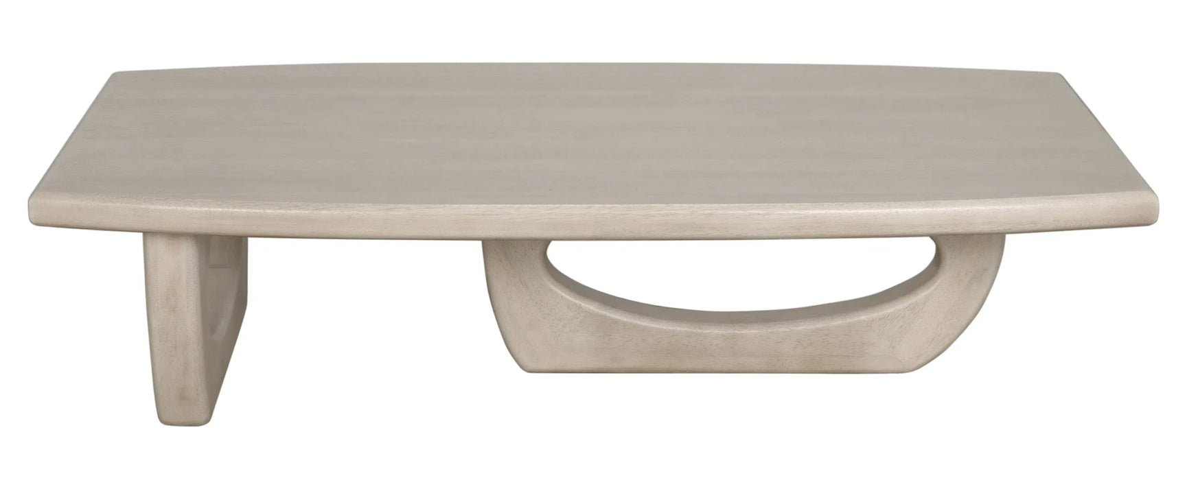 NOIR Furniture - Douglas Coffee Table, Bleached Walnut - GTAB1019BW