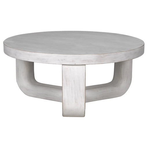Noir Furniture - Joel Coffee Table in White Wash - GTAB1042WH - GreatFurnitureDeal
