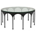 NOIR Furniture - Achille Coffee Table, Black Metal - GTAB1059MTB - GreatFurnitureDeal