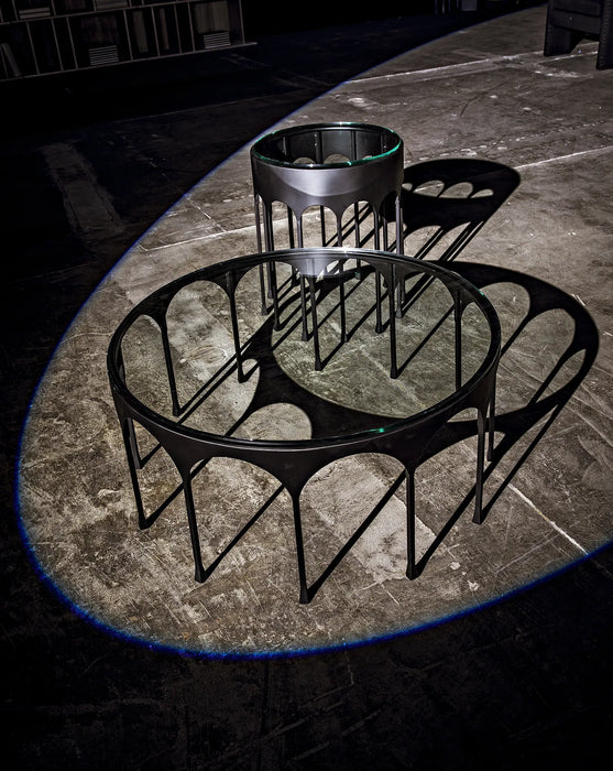 NOIR Furniture - Achille Coffee Table, Black Metal - GTAB1059MTB