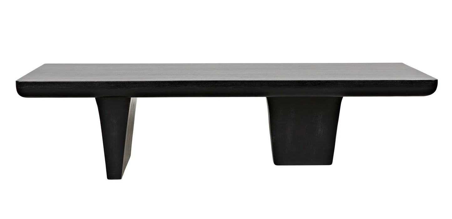 NOIR Furniture - Ward Coffee Table, Hand Rubbed Black - GTAB1079HB - GreatFurnitureDeal