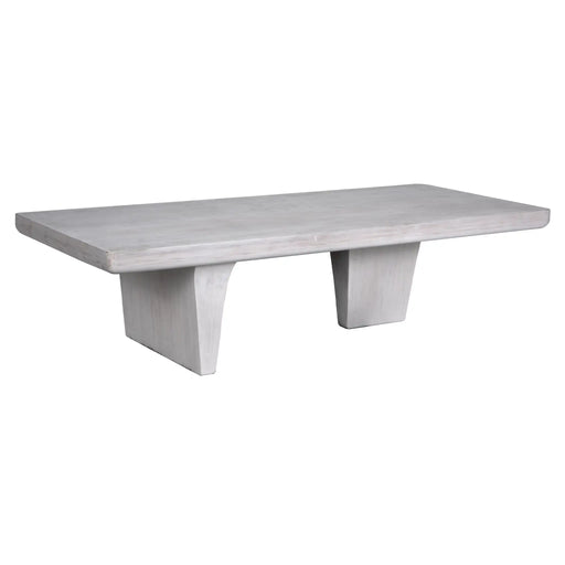 Noir Furniture - Ward Coffee Table in White Wash - GTAB1079WH - GreatFurnitureDeal