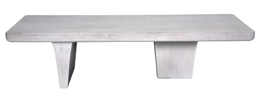Noir Furniture - Ward Coffee Table in White Wash - GTAB1079WH - GreatFurnitureDeal