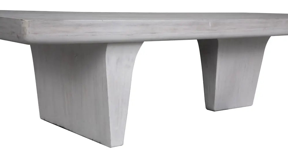 Noir Furniture - Ward Coffee Table in White Wash - GTAB1079WH - GreatFurnitureDeal