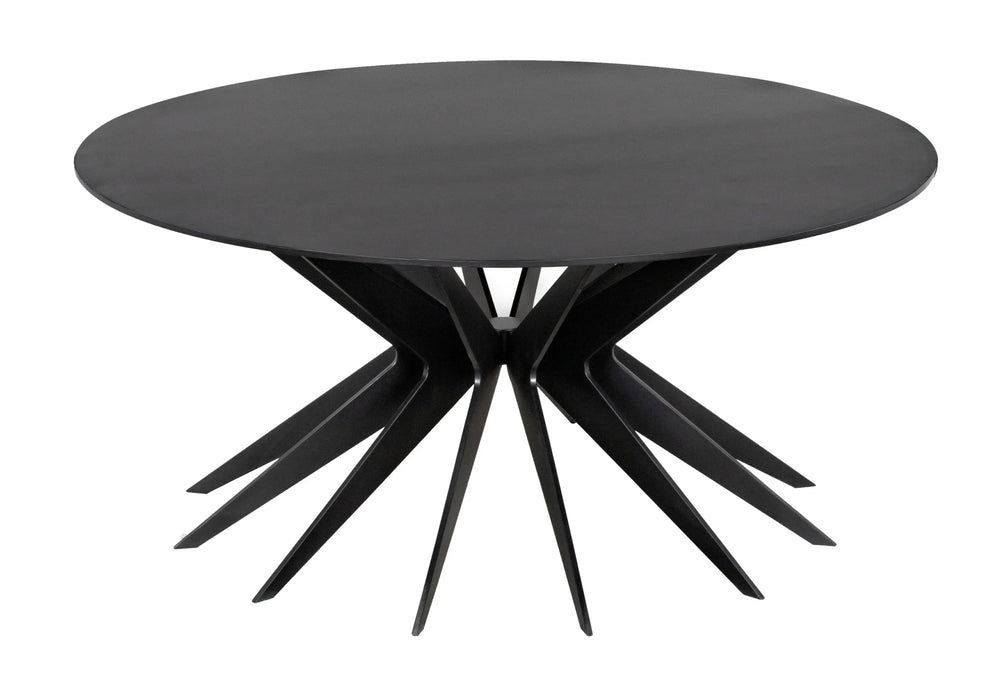 NOIR Furniture - Spider Coffee Table, Black Metal - GTAB1107MTB - GreatFurnitureDeal
