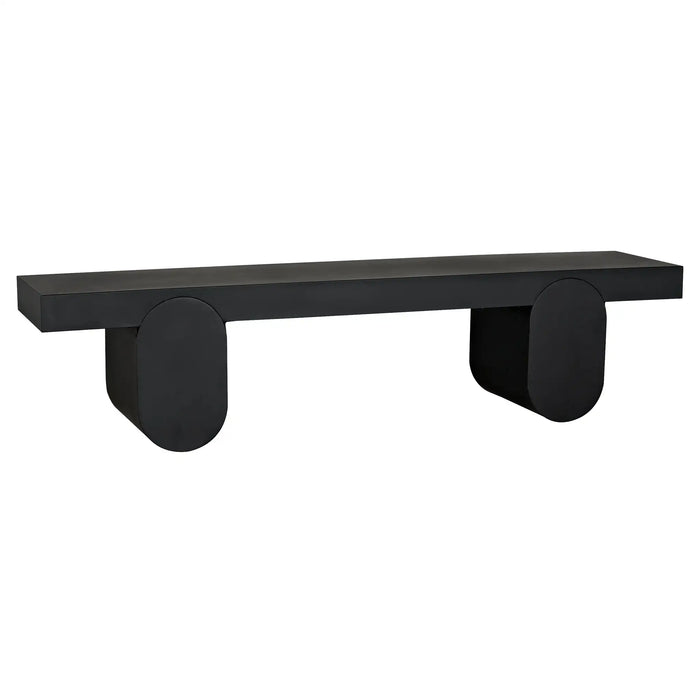 NOIR Furniture - Evora Coffee Table, Black Metal - GTAB1108MTB