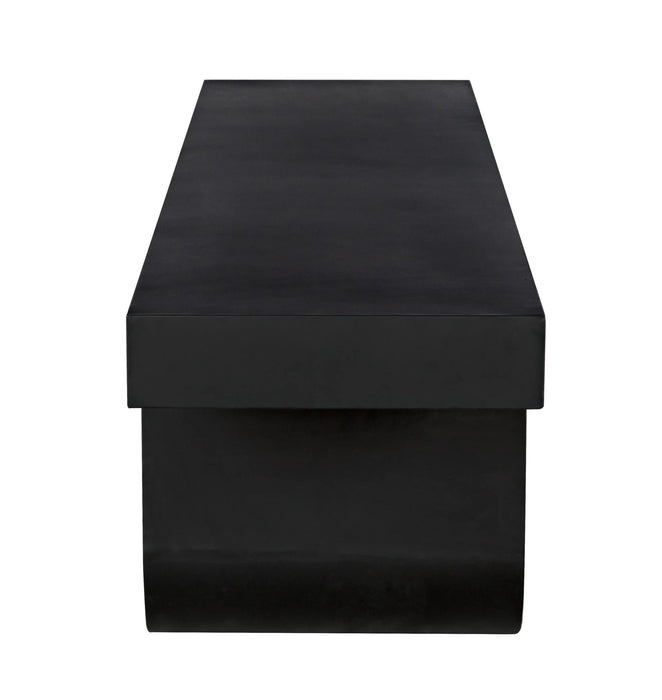 NOIR Furniture - Evora Coffee Table, Black Metal - GTAB1108MTB - GreatFurnitureDeal