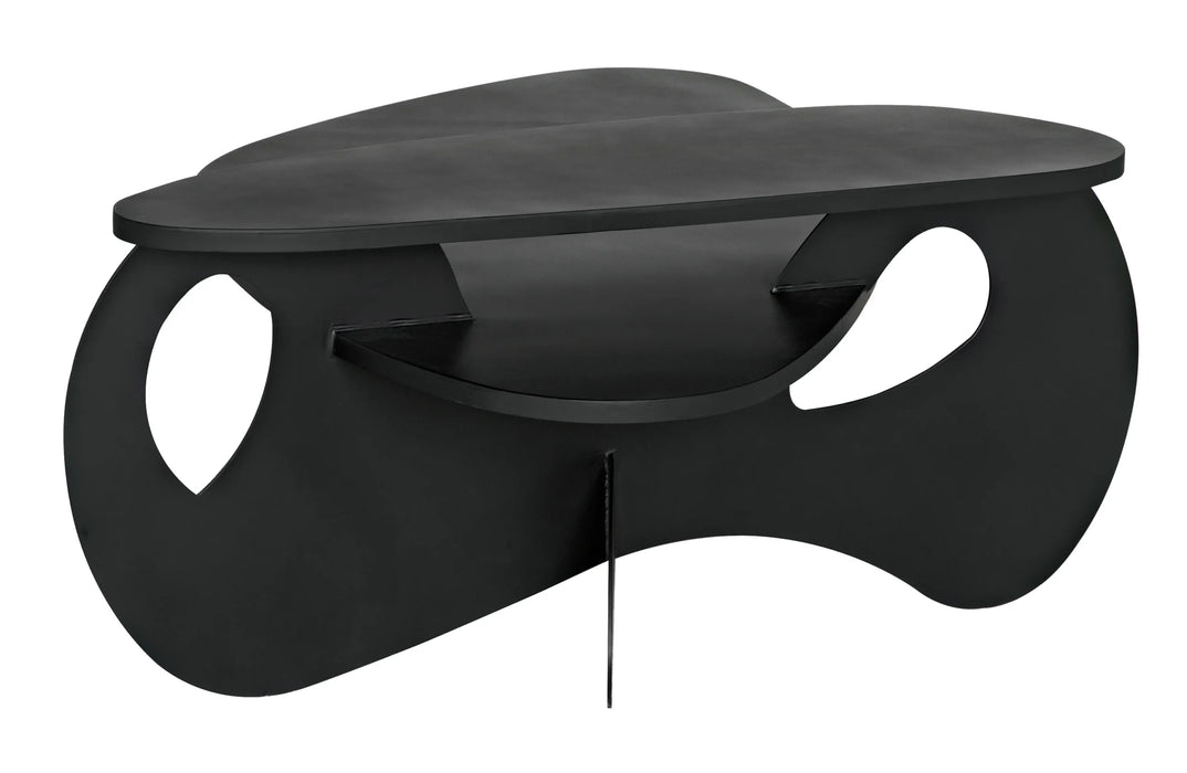 NOIR Furniture - Calder Coffee Table in Matte Black - GTAB1110MTB