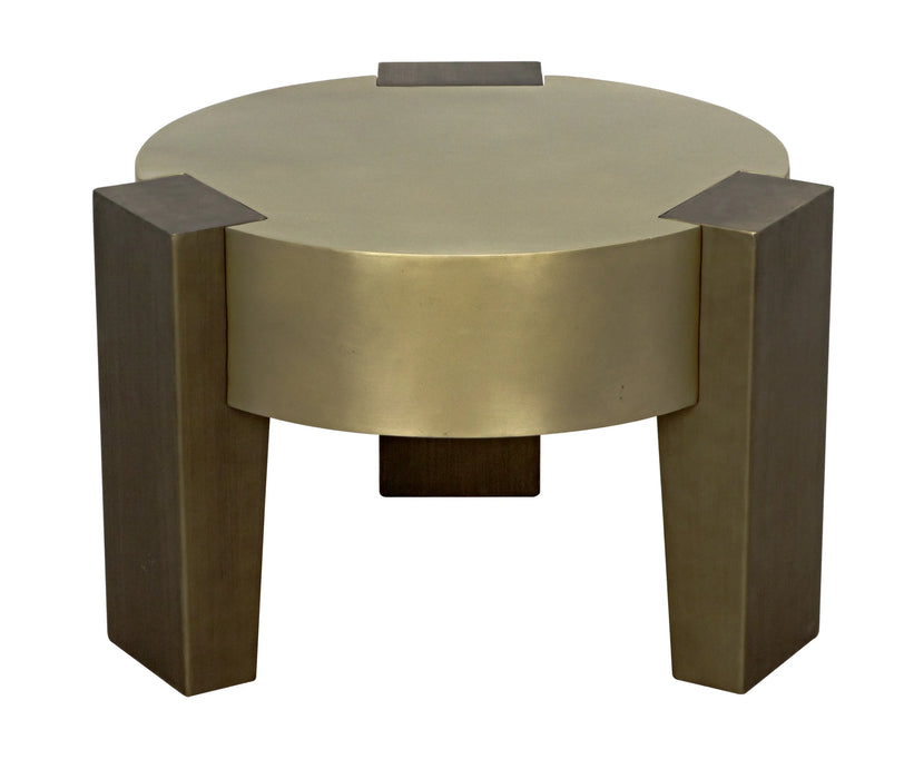 NOIR Furniture - Carrusel Coffee Table in Metal with Brass and Aged Brass - GTAB1113MBAB - GreatFurnitureDeal