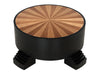 Noir Furniture - Tambour Coffee Table in Hand Rubbed Black - GTAB1114HBV - GreatFurnitureDeal
