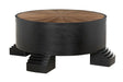 Noir Furniture - Tambour Coffee Table in Hand Rubbed Black - GTAB1114HBV - GreatFurnitureDeal