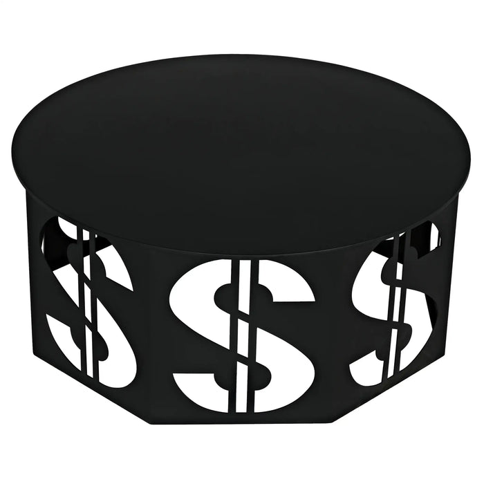 NOIR Furniture - Dollar Coffee Table in Matte Black - GTAB1119MTB - GreatFurnitureDeal