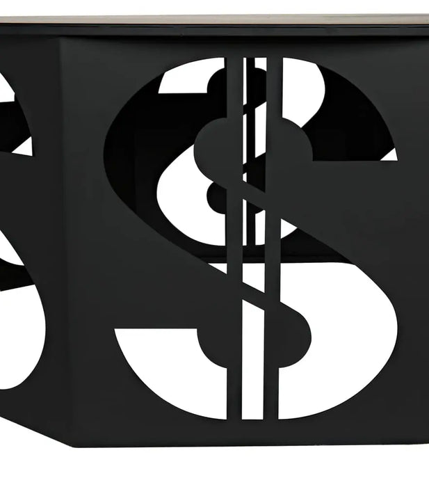 Noir Furniture - Dollar Coffee Table in Matte Black - GTAB1119MTB - GreatFurnitureDeal