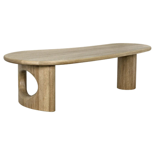 Noir Furniture - Harvey Coffee Table, Washed Walnut - GTAB1124WAW - GreatFurnitureDeal