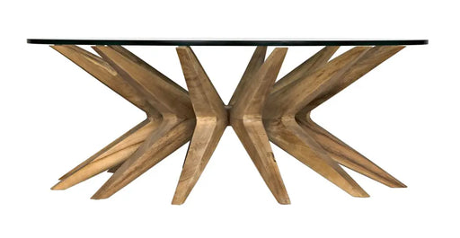 Noir Furniture - Waldo Coffee Table in Clear Coat Flat - GTAB1129T - GreatFurnitureDeal