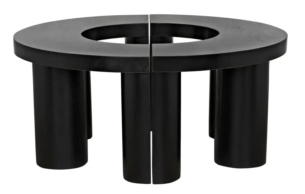 Noir Furniture - Pluto Coffee Table in Hand Rubbed Black - GTAB1130HB - GreatFurnitureDeal