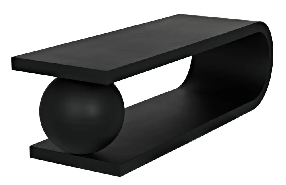 Noir Furniture - Estelle Coffee Table in Matte Black - GTAB1134MTB - GreatFurnitureDeal