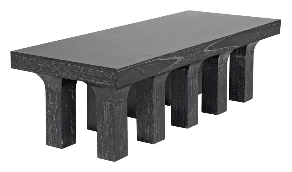 Noir Furniture - Santos Coffee Table in Cinder Black - GTAB1136CB - GreatFurnitureDeal