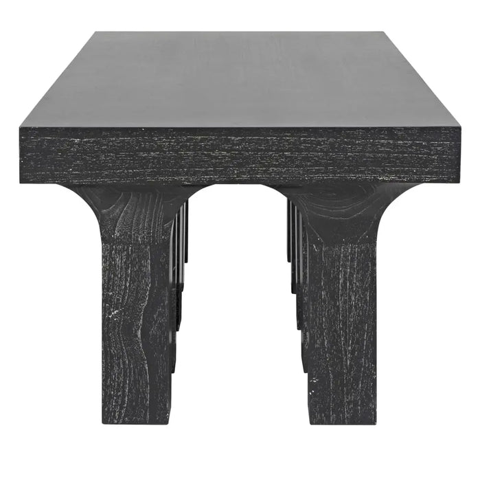 Noir Furniture - Santos Coffee Table in Cinder Black - GTAB1136CB - GreatFurnitureDeal