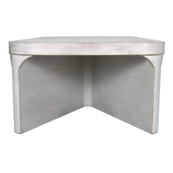 Noir Furniture - Nova Coffee Table in White Wash - GTAB1138WH - GreatFurnitureDeal