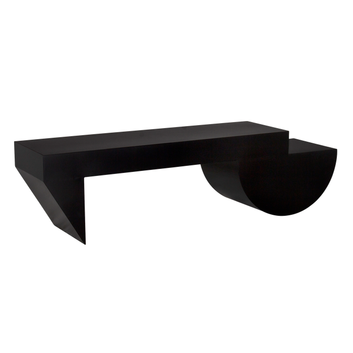 Noir Furniture - Leeroy Coffee Table / Bench in Matte Black - GTAB1143MTB - GreatFurnitureDeal