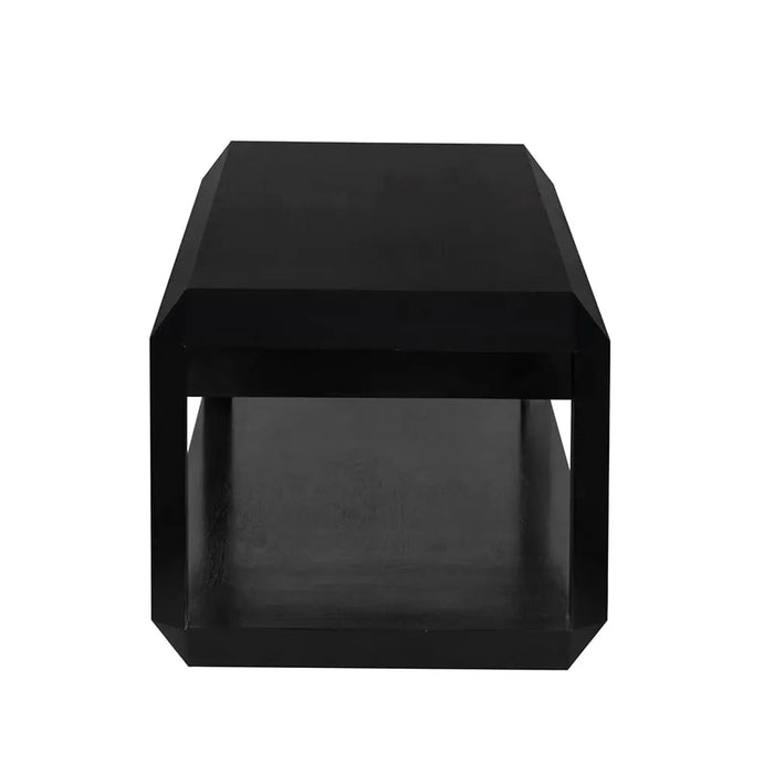 Noir Furniture - Obtuse Coffee Table in Hand Rubbed Black - GTAB1148HB - GreatFurnitureDeal