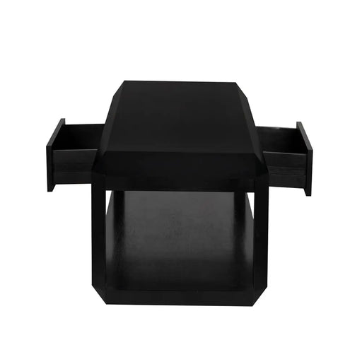 Noir Furniture - Obtuse Coffee Table in Hand Rubbed Black - GTAB1148HB - GreatFurnitureDeal